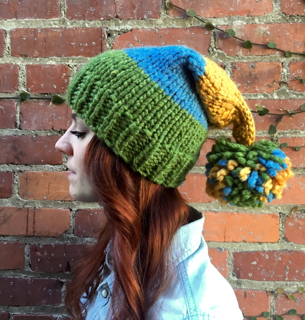 The Earth Day Beanie; inspired by a sunny day.